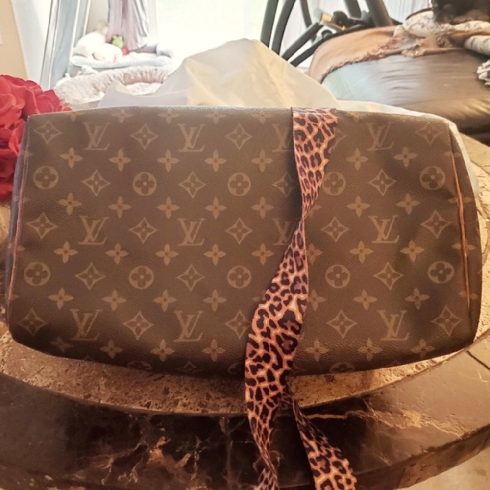 Louis Vuitton Monogram Speedy 35 with Twillys & crossbody strap 1997 - Picture 8 of 11